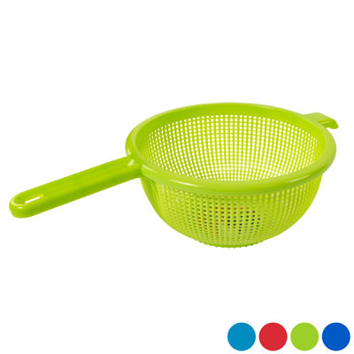 STRAINER 9.5 INCH ROUND WITH LONG HANDLE 4 COLORS #STRAINER BIG