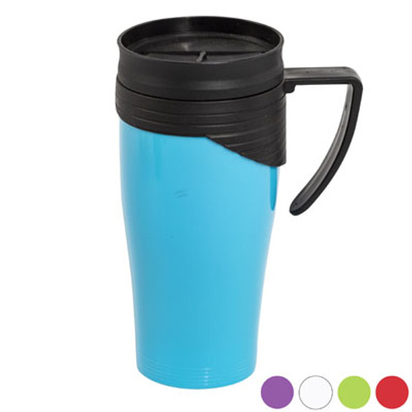 TRAVEL MUG 4 ASST COLORS IN PDQ #227026 TRAVEL MUG 4 ASST COLORS IN PDQ #227026