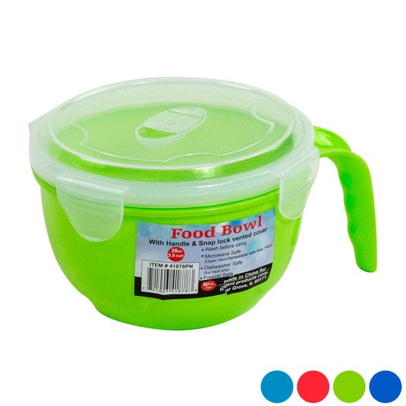 SOUP MUG MICROWAVABLE 28 OZ WITH VENT COVER IN PDQ#14100