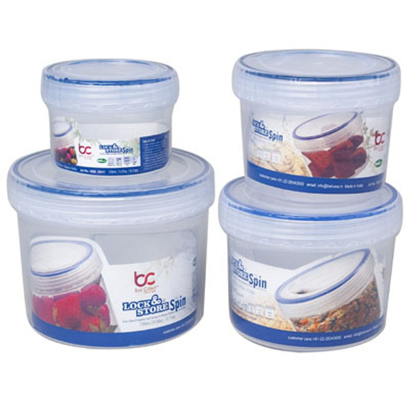 FOOD STORAGE CONTAINER 8PC SET LOCK N STORE FOOD STORAGE CONTAINER 8PC SET LOCK N STORE