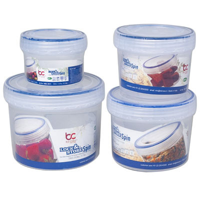 FOOD STORAGE CONTAINER 8PC SET LOCK N STORE