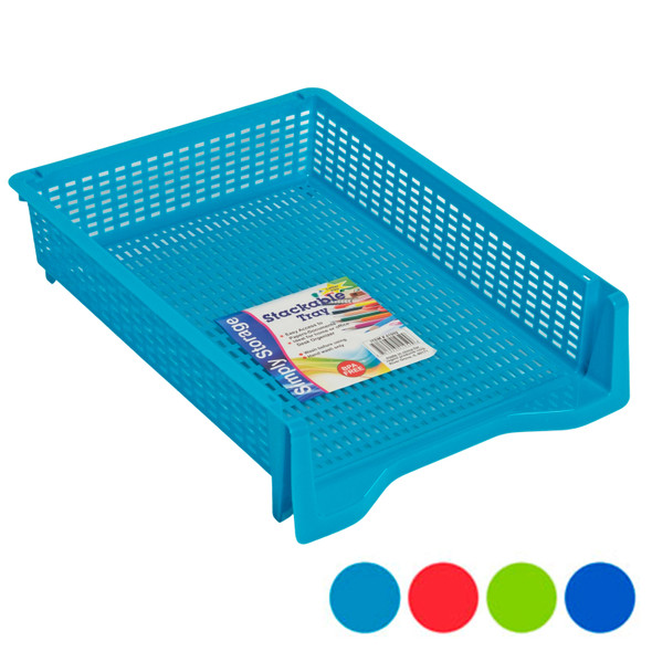 TRAY LETTER SIZE 4 COLORS IN PDQ13 X 9.8 X 2.3#ST-3935