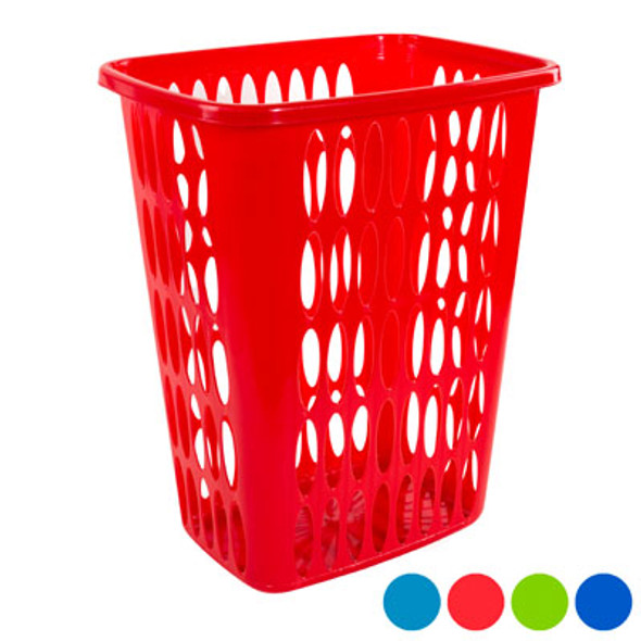 LAUNDRY BASKET RECT NO COVER4 COLORS 17 X 13.25 X 21.5