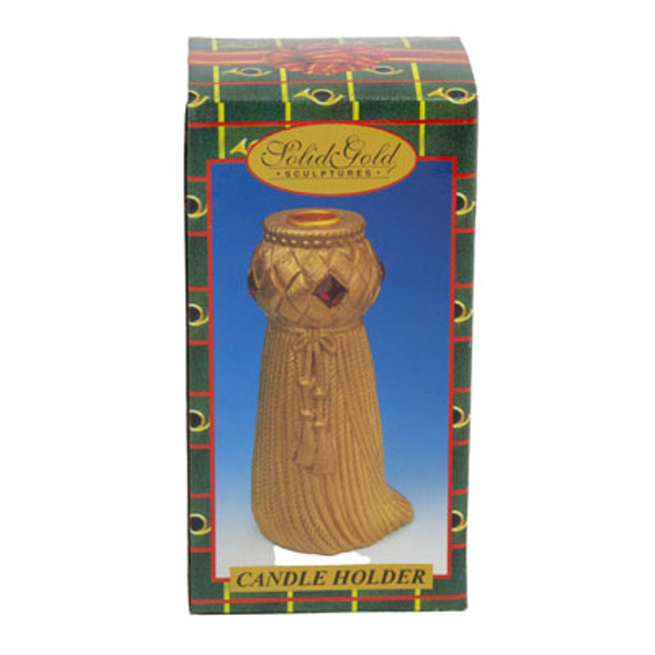 GOLD TASSLE CANDLE HOLDER COLOR BOX