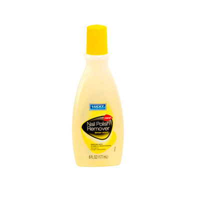 NAIL POLISH REMOVER 6OZ LEMON SCENT LUCKY
