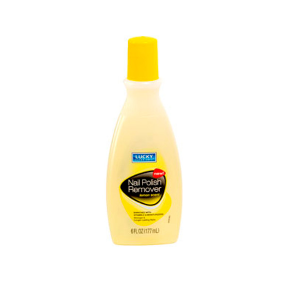 NAIL POLISH REMOVER 6OZ LEMON SCENT LUCKY