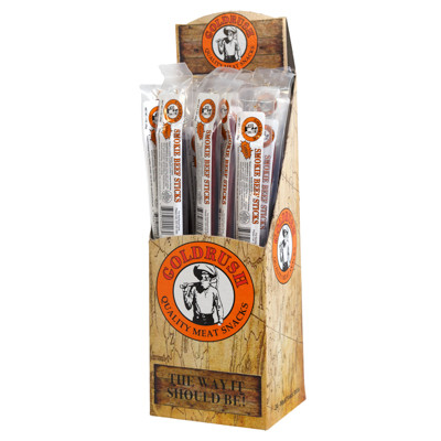 BEEF STICKS HONEY 2X24PC 1OZ COUNTER DISPLAY SELL IN USA ONLY