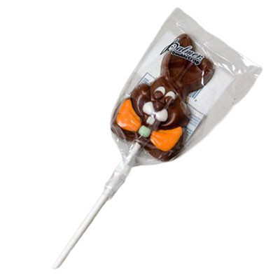 EASTER CANDY BUNNY POP DECORATED DOUBLE CRISP 3 OZ IN COUNTER DSP MADE IN USA