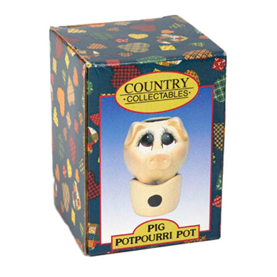 CHUBBY PIG POTPOURRI POT COLOR BOX