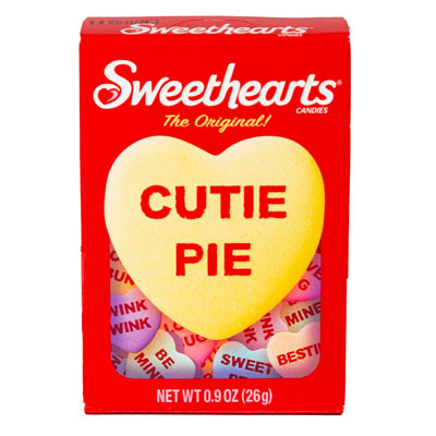 VALENTINE CANDY SWEETHEARTS ORIGINAL 0.9 OZ IN FLOOR DISPL