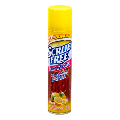 FURNITURE POLISH 9.7OZ LEMON SCRUB FREE