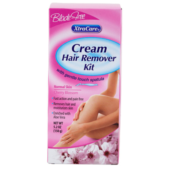 HAIR REMOVER KIT 5.2OZ CREAM CHERRY BLOSSOM BLADE FREEXTRA CARE HAIR REMOVER KIT 5.2OZ CREAM CHERRY BLOSSOM BLADE FREEXTRA CARE