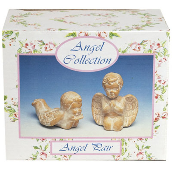 ANGEL PAIR FIGURINESCOLOR BOX