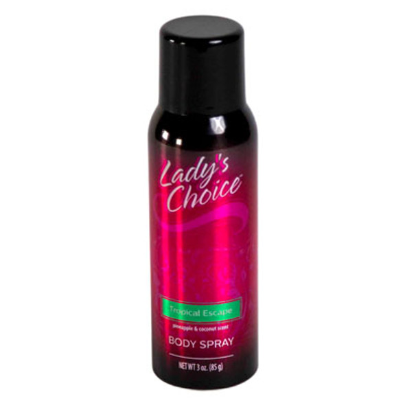 BODY SPRAY 3OZ TROPICAL ESCAPE LADY'S CHOICE