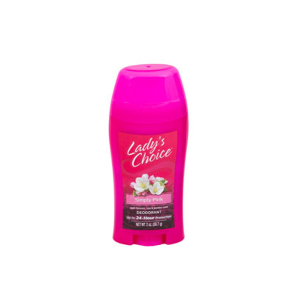DEODORANT STICK 2OZ SIMPLY PINK LADY'S CHOICE
