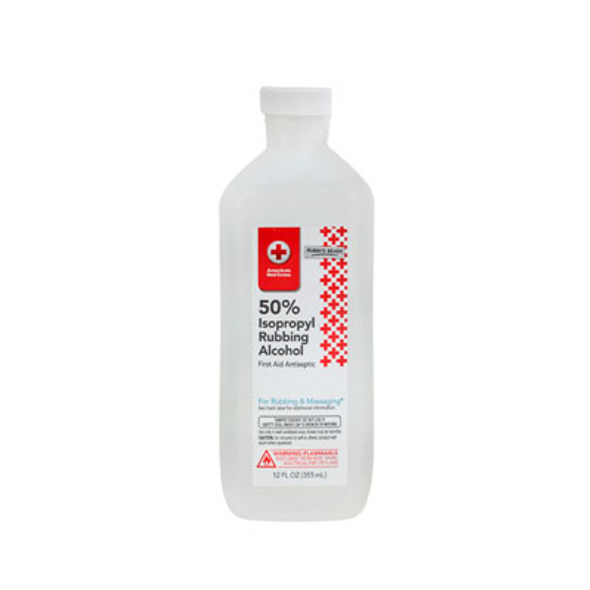 ALCOHOL ISOPROPYL 50% 12OZ CLEAR AMERICAN RED CROSS