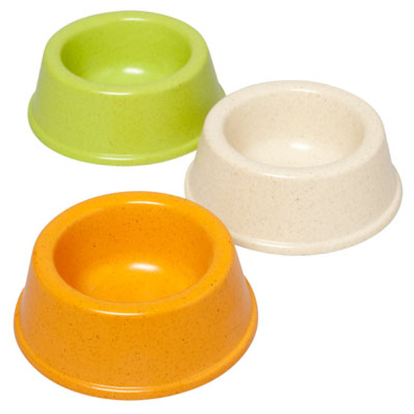 PET BOWL 8 OZ 4.5D X 2H 3 COLORS IN PDQ #14042