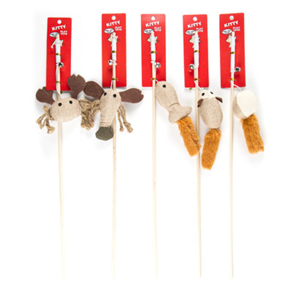 CAT TOY PLASTIC WAND WITH BELL 5 STYLES REF#15073 COUNTER DISPLAY CAT TOY PLASTIC WAND WITH BELL 5 STYLES REF#15073 COUNTER DISPLAY