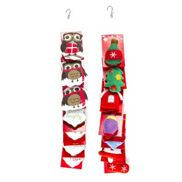CAT TOY CHRISTMAS 4 STYLES ON MERCHANT STRIP