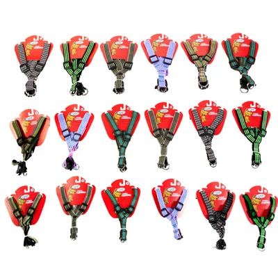 DOG HARNESS RANDOM YARN PRINT COLORS 3 SIZES CARDED/PEGGABLESMALL/MEDIUM/LARGE