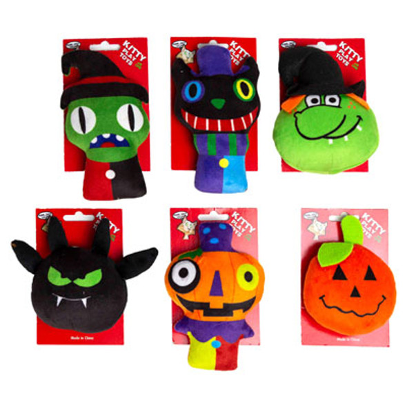 CAT TOY HALLOWEEN 6 STYLES ON 12 PC MERCH STRIP #CT202112 CAT TOY HALLOWEEN 6 STYLES ON 12 PC MERCH STRIP #CT202112