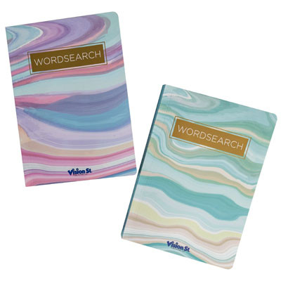 WORD SEARCH BOOK 256 PG 2 ASST FOIL FLEX COVER