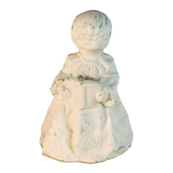 JADE PORCELAIN CAROLING ANGEL FIGURINE 5.5IN 2 ASSORTED