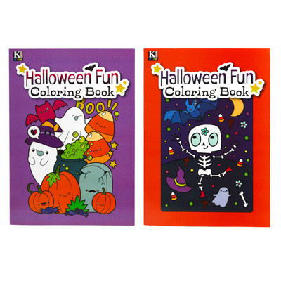COLORING BOOK HALLOWEEN 2ASSTIN FLOOR DISPLAY PPD $3.95MADE IN USA