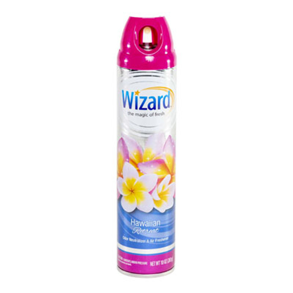 AIR FRESHENER 10OZ HAWAIIAN RETREAT WIZARD AEROSOL