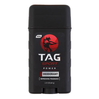 DEODORANT 2.25OZ MENS STICK TAG POWER