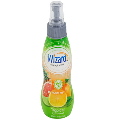 ROOM MIST FRESHENER 8OZ TROPICAL CITRUS WIZARD