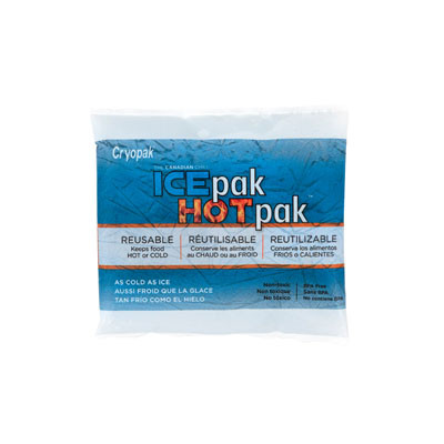 ICE PAK/HOT PAK SOFT SHELL REUSABLE 8OZ IN 24PC PDQ DISPLAY