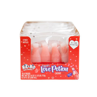 VALENTINE CANDY NIK L NIP CUPIDS LOVE POTION 1.39 OZ COUNTER DISPLAY