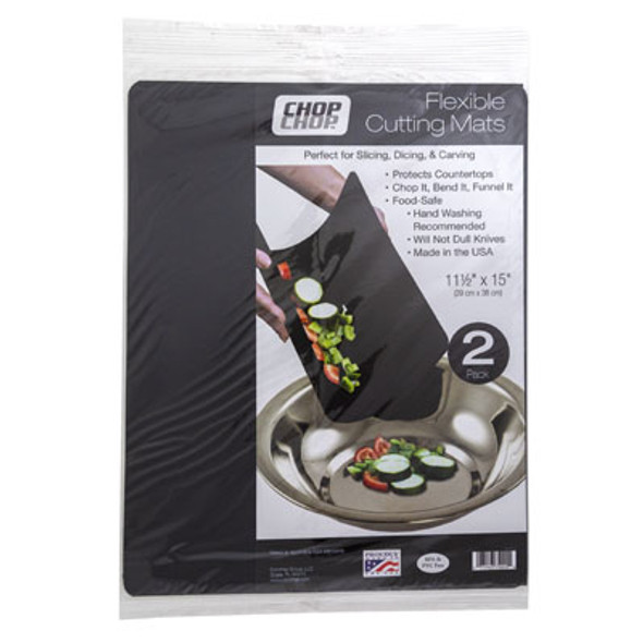 CUTTING MATS 2PK BLACK 11.5X15 FLEXIBLE CUTTING MATS 2PK BLACK 11.5X15 FLEXIBLE