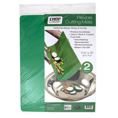 CUTTING MATS 2PK GREEN 11.5X15 FLEXIBLE