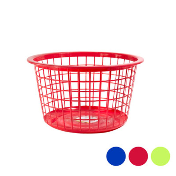 LAUNDRY BASKET SMALL 4 COLORS   22.19 QT.   BPA FREE #1416