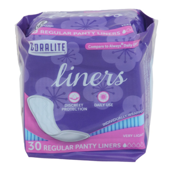 PANTY LINERS 30CT VERY LIGHT CORALITE