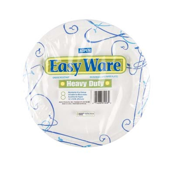 PAPER PLATES 8CT HEAVY DUTY EASY WARE 10INCH PRINTED DESIGN PAPER PLATES 8CT HEAVY DUTY EASY WARE 10INCH PRINTED DESIGN