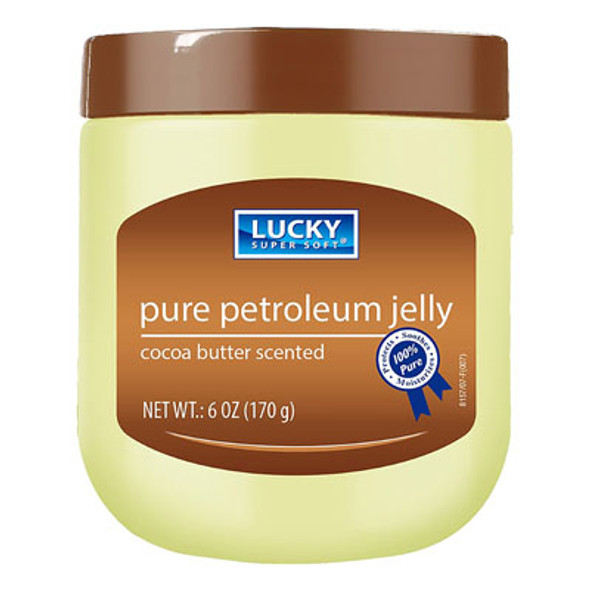 PETROLEUM JELLY 6OZ JAR COCOA BUTTER LUCKY