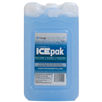 ICE PAK HARD SHELL REUSABLE 3.8X6.9 IN 24PC PDQ DISPLAY