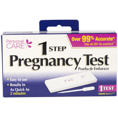 PREGNANCY TEST KIT PEGGABLE BOXED PERSONAL CARE