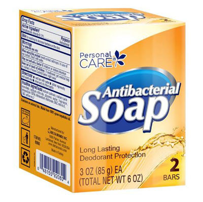 SOAP 2PK BAR ANTIBACTERIAL 3 OZ BARS PERSONAL CARE