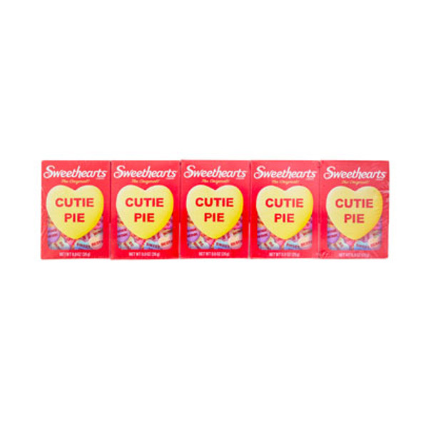 VALENTINE CANDY SWEET HEARTS 5 BOX PACK 4.5 OZ TOTAL
