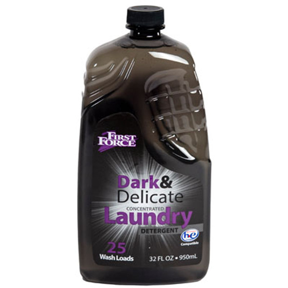 LAUNDRY DETERGENT LIQUID 32 OZ DARK AND DELICATE FIRST FORCE