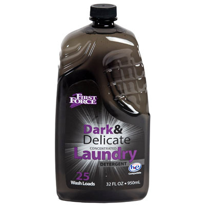 LAUNDRY DETERGENT LIQUID 32 OZ DARK AND DELICATE FIRST FORCE