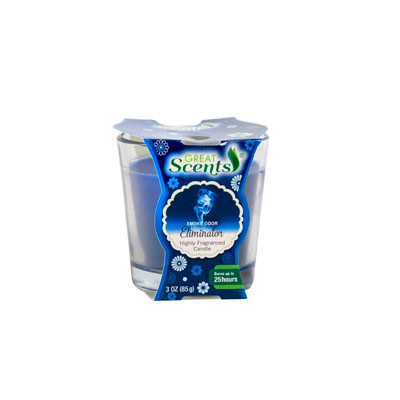 CANDLE 3OZ SMOKE ODOR ELIMINATOR GREAT SCENTS