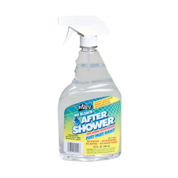 CLEANER 32 OZ AFTER SHOWER W/TRIGGER FIRST FORCE CLEANER 32 OZ AFTER SHOWER W/TRIGGER FIRST FORCE