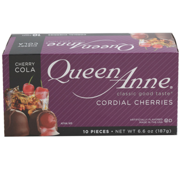 CHERRY COLA CORDIAL CHERRIESQUEEN ANNE 6.6 OZ 10 PCS
