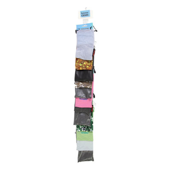 EYEGLASSES 12 ASSORTED CASES ON MERCH STRIP