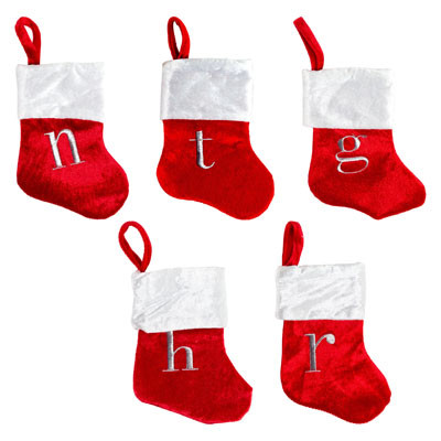STOCKING MINI MONOGRAM PP $1.49